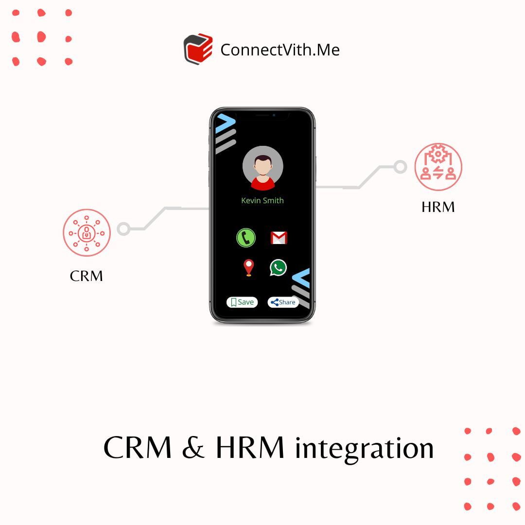 Uploading contacts to the Digital Visiting Cards platform from the HRM & CRM tools.