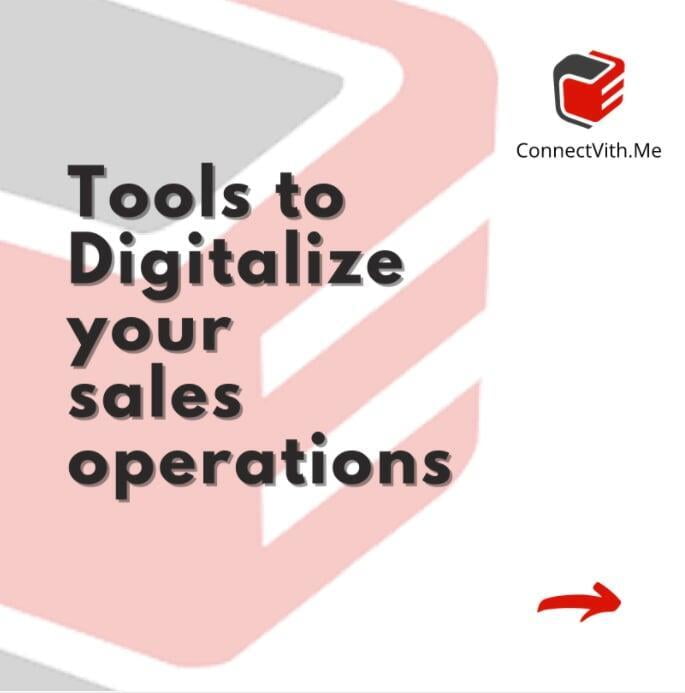 Tools to Digitalize your sales operations