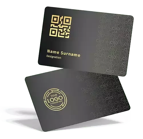 Metal black nfc card