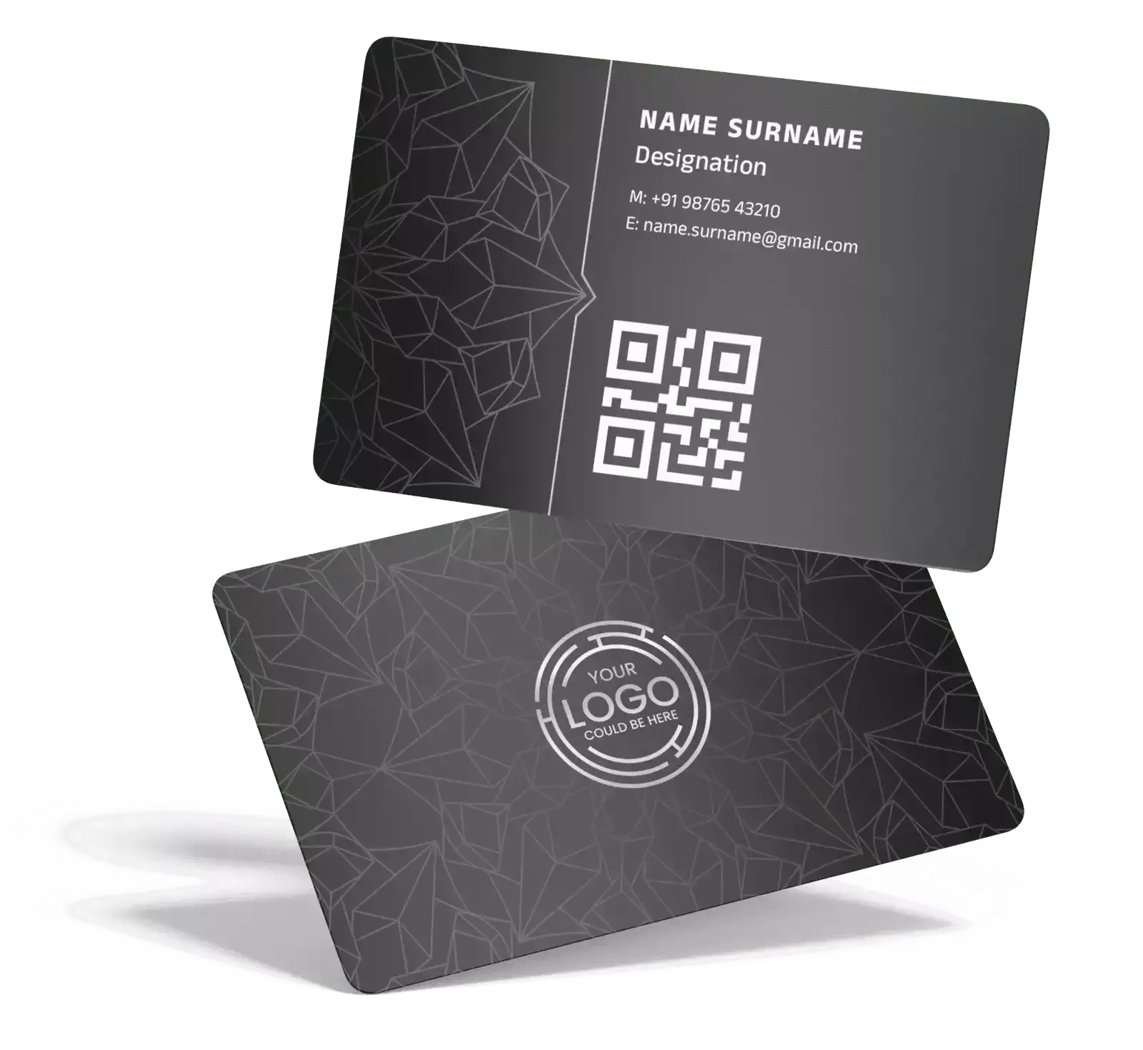 premium black metal nfc card