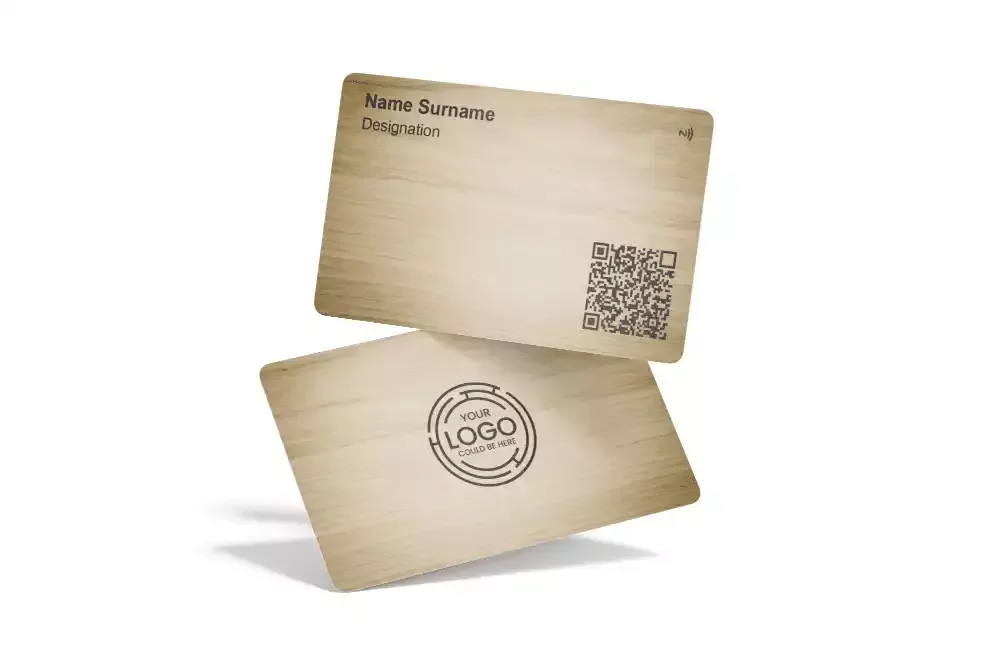 Wood Bamboo Card 1480