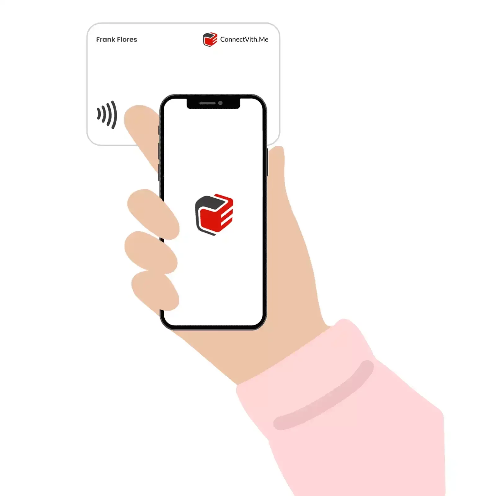 nfc card, connectvith.me