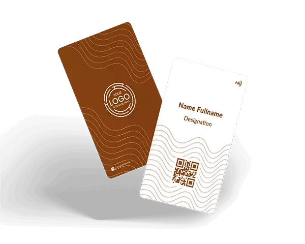 vertical nfc card