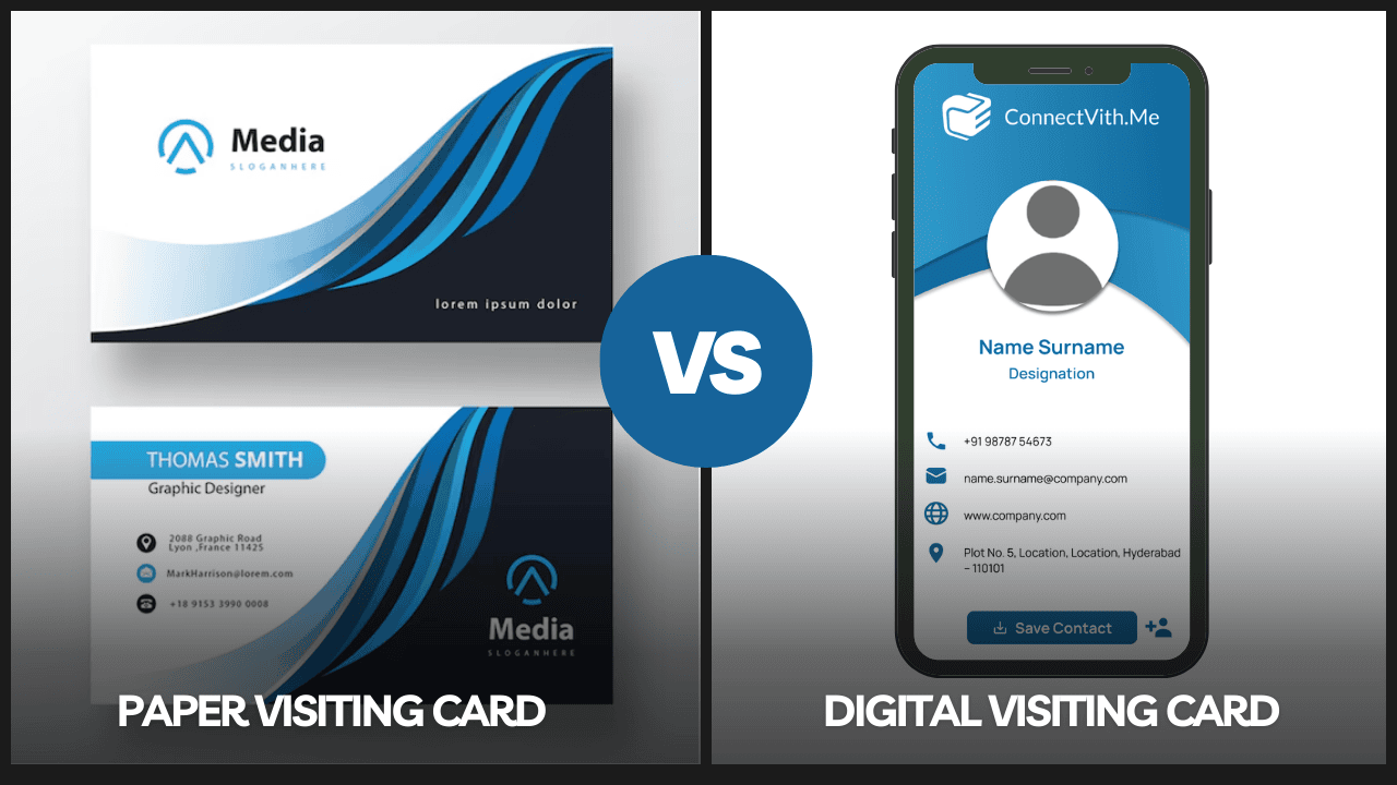 Cost Comparison: Digital Visiting Cards vs. Paper Visiting Cards